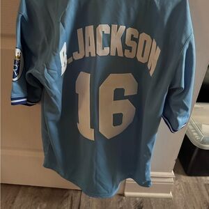 Bo Jackson Kansas City Royals baseball jersey size M